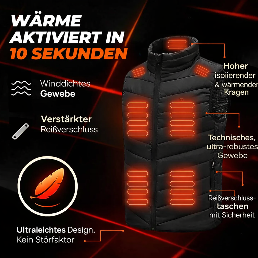 Lunera™ Beheizbare Premium-Weste mit Batterie